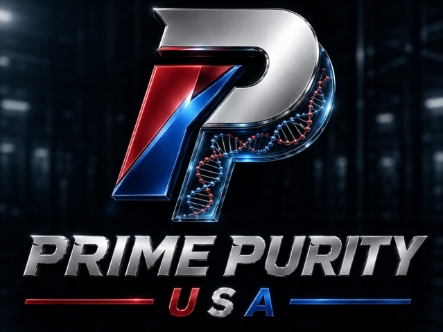 Purity Logo black background - more shiny